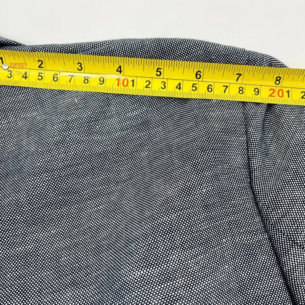 Banana Republic Mens Blazer Jacket Gray‎ 2-Button Single Breasted Long Sleeve